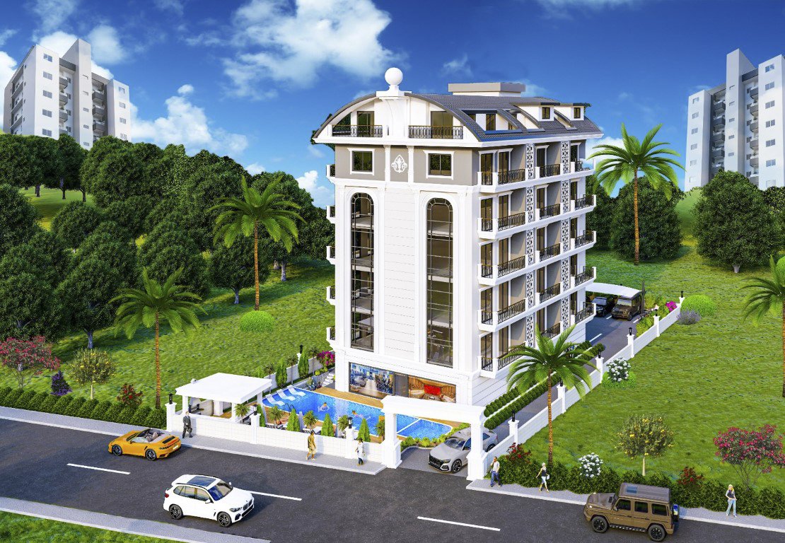 Apartment 1+1 in Alanya, Turkey No. 4404