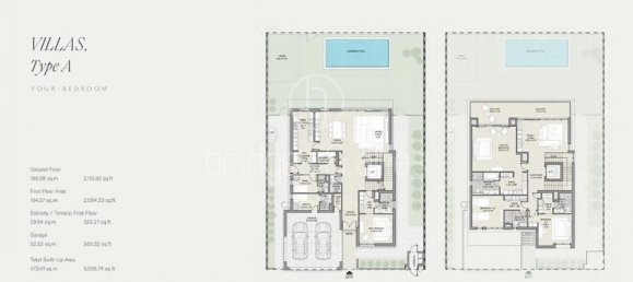 Villa de 4 dormitorios en Mohammed Bin Rashid City, UAE No. 65804 14