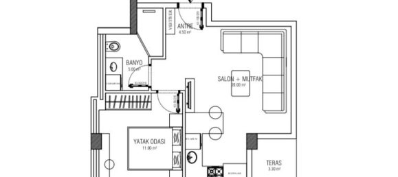 Appartement 3+1 à Antalya, Turkey No. 20919 14