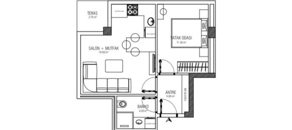 Appartement 3+1 à Antalya, Turkey No. 20919 15