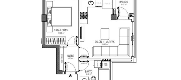 Appartement 3+1 à Antalya, Turkey No. 20919 13