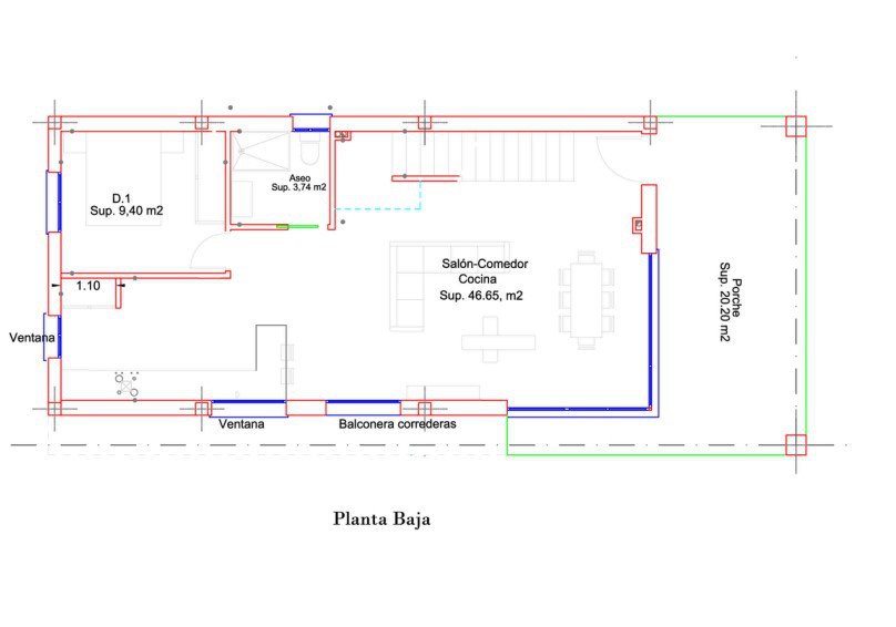 Дом с 4 спальнями в Гран Алакант, Испания № 286303