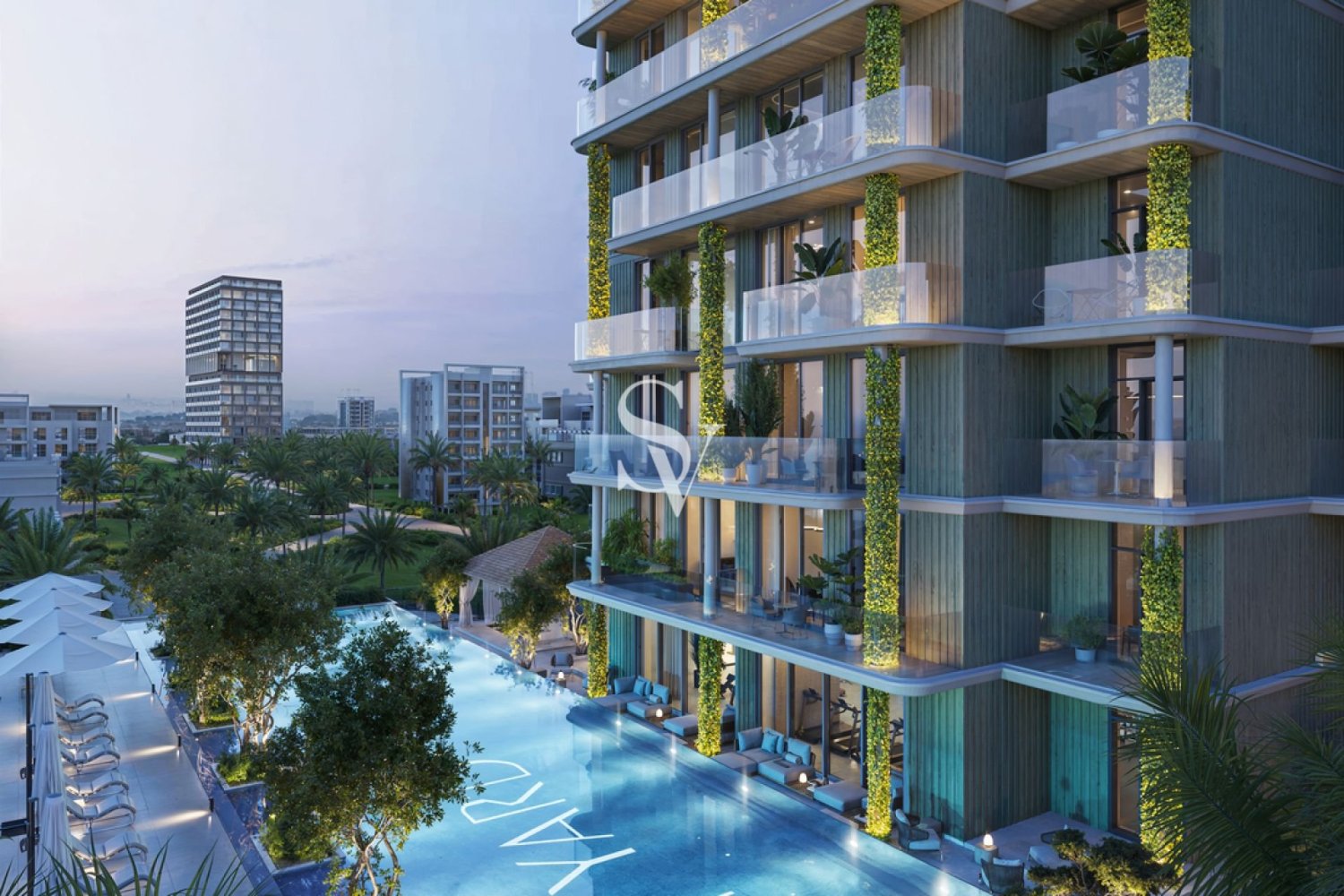 Apartamento T2 em Jumeirah Village Circle, UAE N.º 195516