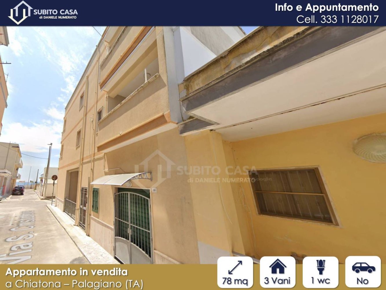 1 bedroom Apartment in Palagiano, Italy No. 343982