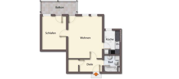 1 Schlafzimmer Wohnung in Ortenaukreis, Germany, Nr. 234103 19