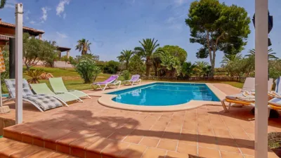 5 غرف نوم منزل في Ses Salines, Spain رقم 188504