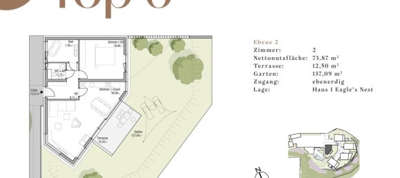 2-Zimmer Wohnung in Techelsberg am Wörther See, Austria, Nr. 132071 20