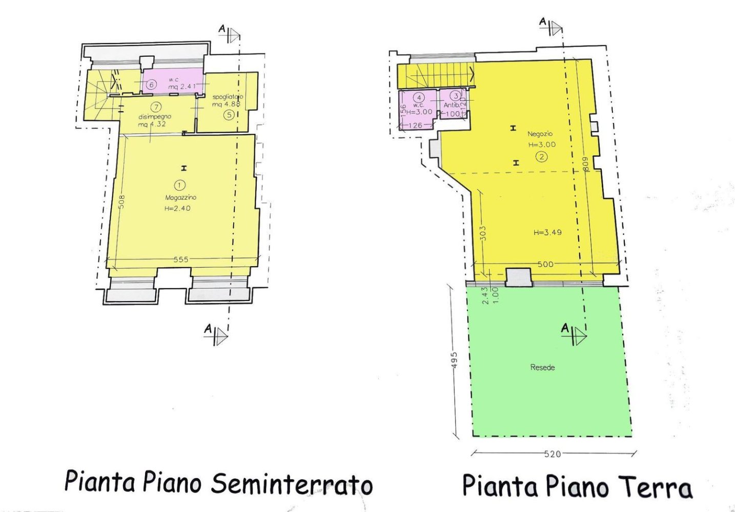 3 rooms Commercial property in Camaiore, Italy No. 211005