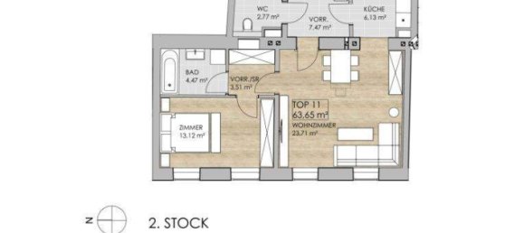 2-salle Appartement à Hernals, Austria No. 128229 9