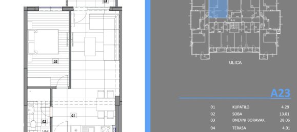 Квартира с 2 комнатами в Котор, Черногория № 440 7
