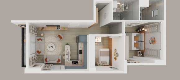 2 rooms Apartment in Altintash, Turkey No. 19218 27