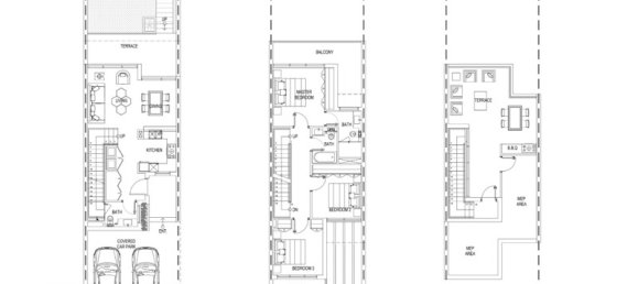 3 bedrooms Townhouse in Dubai, UAE No. 4457 9