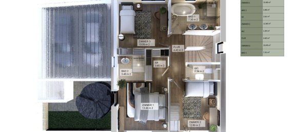 Дом с 4 комнатами в Кальтенлойтгебен, Австрия № 169409 13