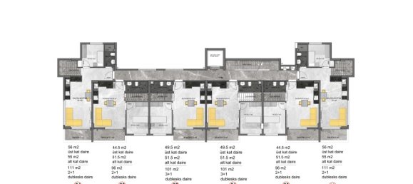 Пентхаус с 2 комнатами в Аланья, Турция № 29826 26
