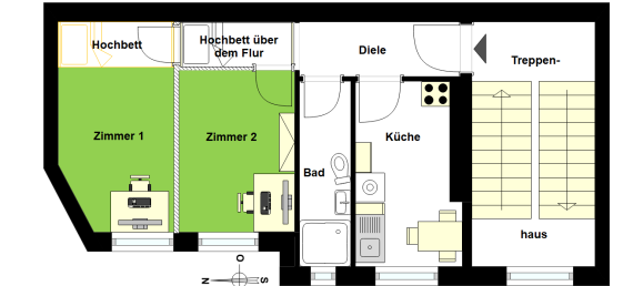 Apartamento T2 em Wedding, Germany N.º 12059 10