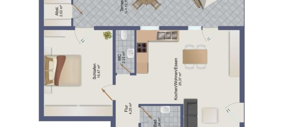 Apartamento de 1 dormitorio en Mulheim an der Ruhr, Germany No. 74801 14