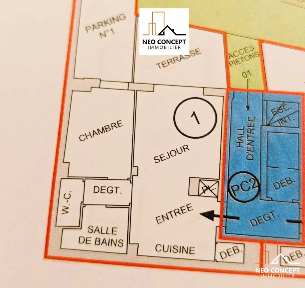Apartamento de 1 dormitorio en Bischwiller, France No. 68878