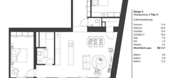 3 rooms Penthouse in Vienna, Austria No. 252911 13