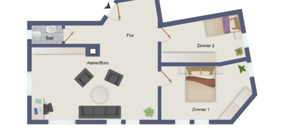 Oficina de 3 habitaciónes en Stuttgart, Germany No. 220682 2