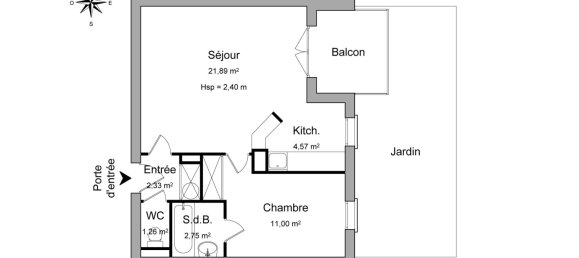 1 bedroom Apartment in Agen, France No. 105446 2