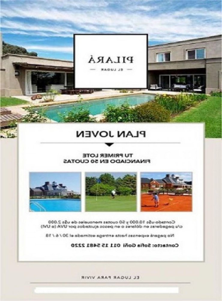 Terreno en Pilar, Argentina No. 113793