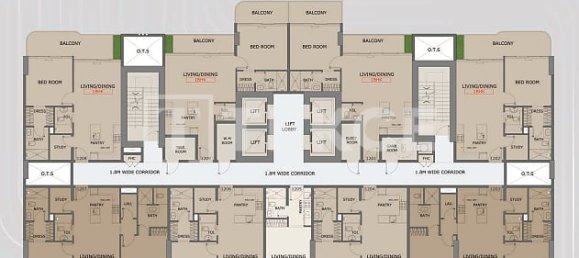 Apartamento T1 em Jumeirah Village Circle, UAE N.º 177557 14