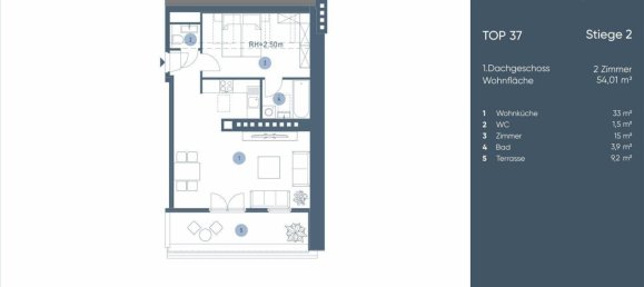 Apartamento de 2 divisões em Margareten, Austria N.º 293 16