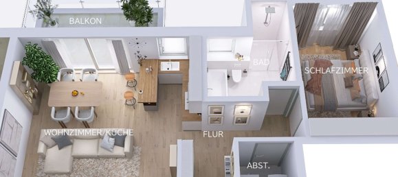 1 chambre Appartement à Braunschweig, Germany No. 69245 10