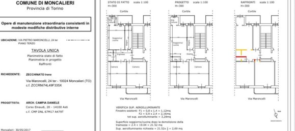 Apartamento de 3 divisões em Moncalieri, Italy N.º 295408 10