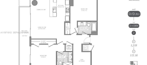 2 dormitorios propiedad comercial en alquiler en Miami, Miami-Dade, Florida, USA № 614538 12