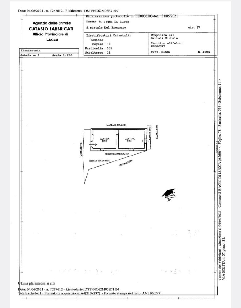 5 bedrooms House in Bagni di Lucca, Italy No. 376914