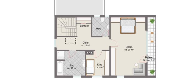 Дом с 4 комнатами в Дахау, Германия № 352222 15