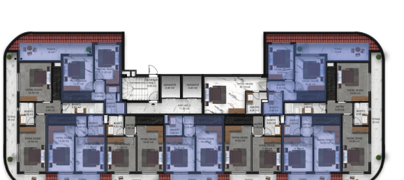 Apartamento 1+1 em Avsallar, Turkey N.º 31246 26