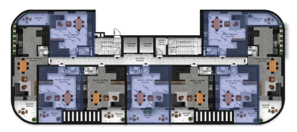 Apartamento 1+1 em Avsallar, Turkey N.º 31246 25