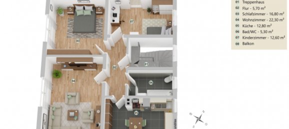 4 Schlafzimmer Stadthaus in Odenwaldkreis, Germany, Nr. 57615 3