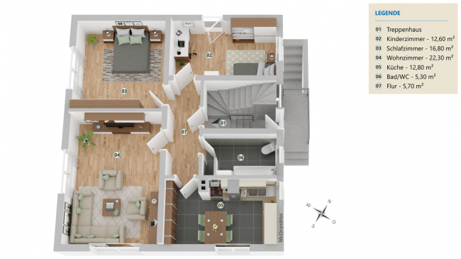 4 Schlafzimmer Stadthaus in Odenwaldkreis, Germany, Nr. 57615