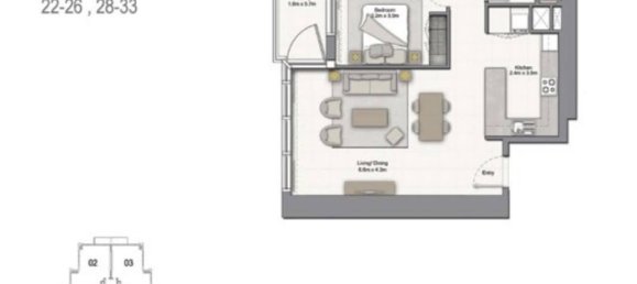 Apartamento de 2 dormitorios en 52-42 (FIFTY TWO FORTY TWO TOWER), Dubai, UAE No. 60934 17