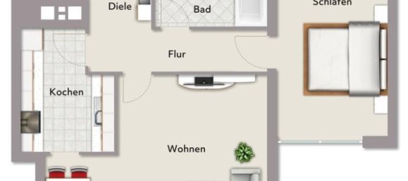 Apartamento de 1 dormitorio en Roth, Germany No. 274386 9