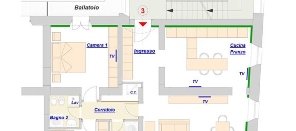3-Zimmer Wohnung in Voghera, Italy, Nr. 279442 37