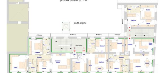3-Zimmer Wohnung in Voghera, Italy, Nr. 279442 38
