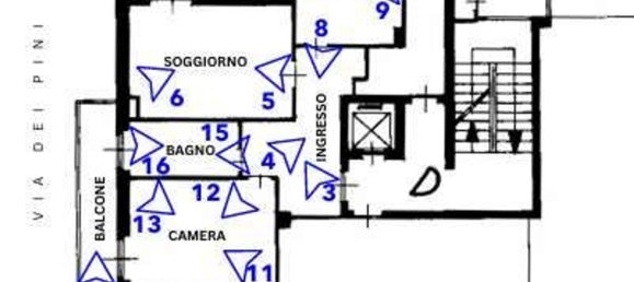 2-salle Appartement à Melegnano, Italy No. 16220 19