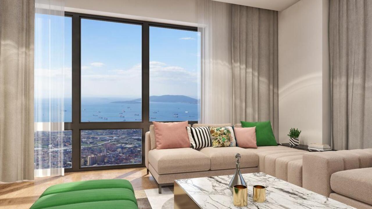 Wohnung 2+1 in Royal Garden Yakacik, Istanbul, Turkey, Nr. 37701