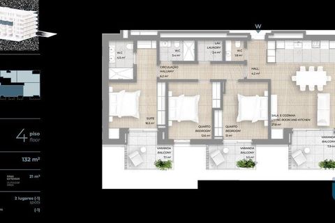 Apartamento de 3 dormitorios en Vila Nova de Gaia, Portugal No. 332563