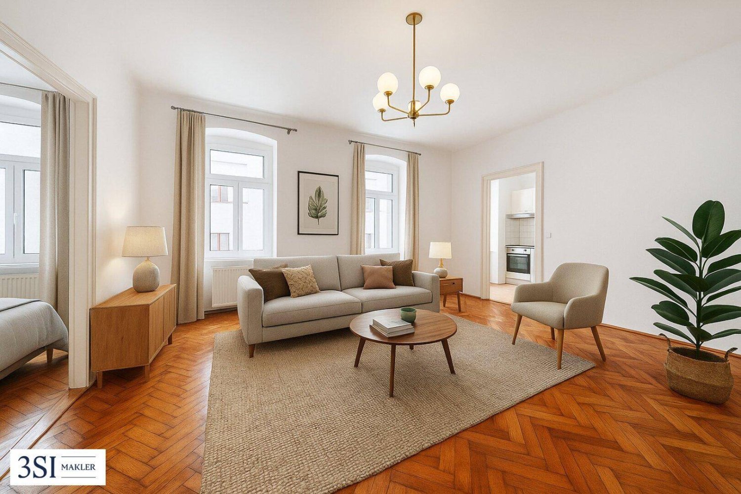 2 rooms Apartment in Leopoldstadt, Austria No. 9416