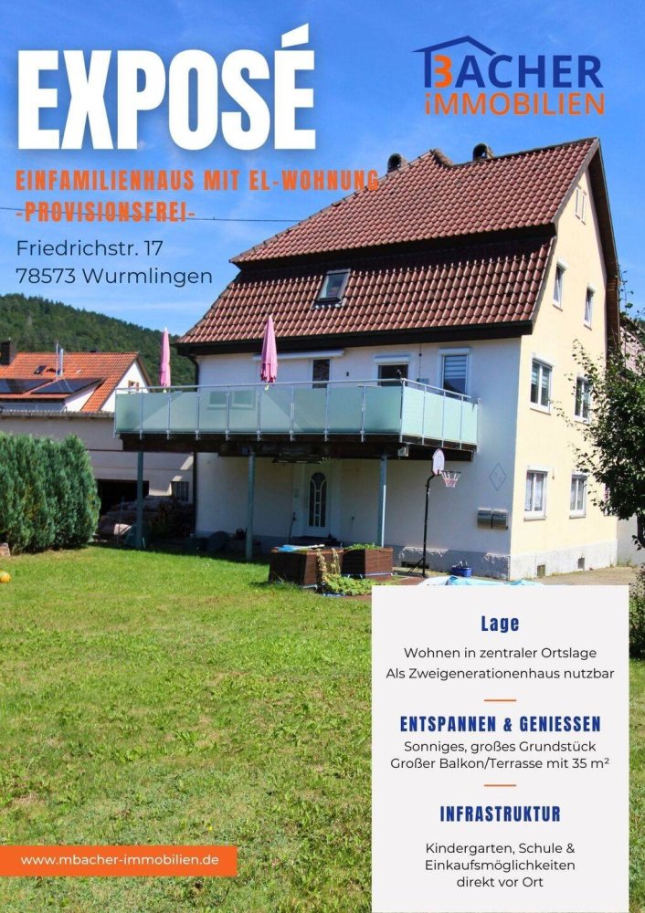 Квартира с 4 спальнями в Тутлинген, Германия № 291812