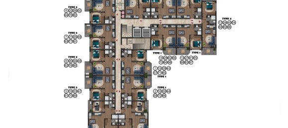 Apartment 1+1 in Konakli, Turkey No. 3589 23