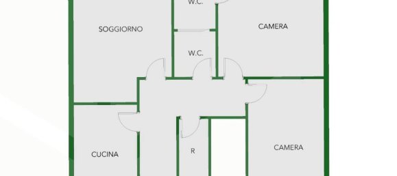 Apartamento de 4 divisões em Matera, Italy N.º 20558 13