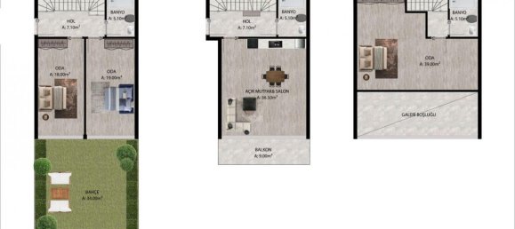 2 rooms Apartment in Altintash, Turkey No. 19219 26