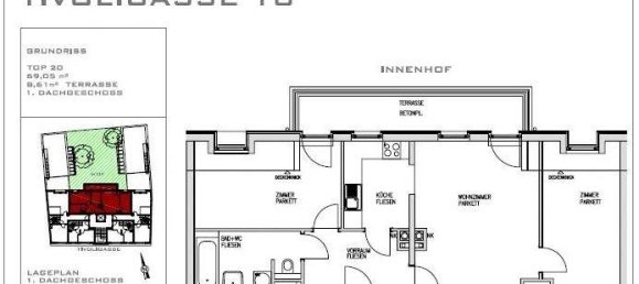 3-salle Appartement à Meidling, Austria No. 167911 14