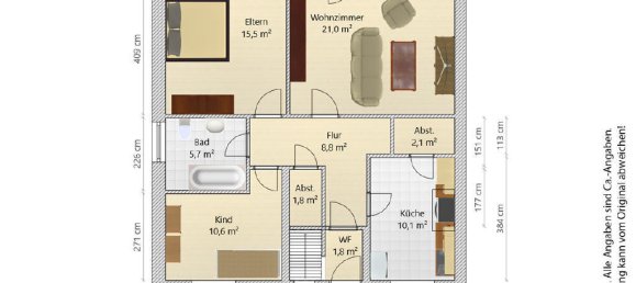 Apartamento de 3 habitaciónes en Wilhelmshaven, Germany No. 68366 17